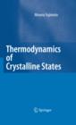 Thermodynamics of Crystalline States - eBook