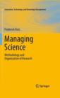 Managing Science : Methodology and Organization of Research - eBook