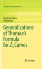 Generalizations of Thomae's Formula for Zn Curves - eBook