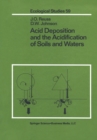 Acid Deposition and the Acidification of Soils and Waters - eBook