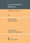 A Calculus for Factorial Arrangements - eBook