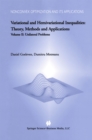 Variational and Hemivariational Inequalities - Theory, Methods and Applications : Volume II: Unilateral Problems - eBook