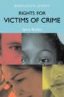 Rights for Victims of Crime : Rebalancing Justice - Book