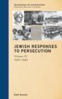 Jewish Responses to Persecution : 1942-1943 - Book
