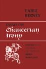 Essays on Chaucerian Irony - eBook