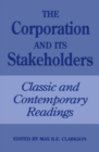 The Corporation and Its Stakeholders : Classic and Contemporary Readings - eBook