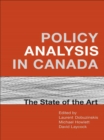 Policy Analysis in Canada - eBook