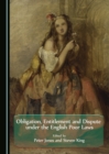 None Obligation, Entitlement and Dispute under the English Poor Laws - eBook