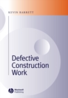 Defective Construction Work : and the Project Team - eBook
