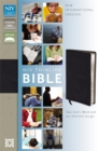 NIV Thinline Black Bonded Leather Bible - Book