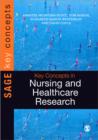 Key Concepts in Nursing and Healthcare Research - Book