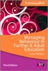 Managing Behaviour in Further and Adult Education - Book
