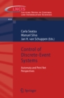 Control of Discrete-Event Systems : Automata and Petri Net Perspectives - eBook