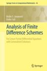 Analysis of Finite Difference Schemes : For Linear Partial Differential Equations with Generalized Solutions - eBook