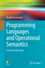 Programming Languages and Operational Semantics : A Concise Overview - eBook