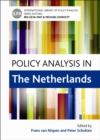 Policy Analysis in the Netherlands - Book