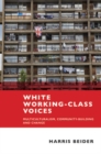 White working-class voices : Multiculturalism, community-building and change - eBook