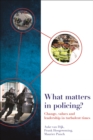 What matters in policing? : Change, values and leadership in turbulent times - eBook
