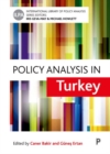 Policy Analysis in Turkey - Book