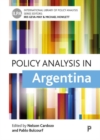 Policy Analysis in Argentina - Book