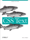 CSS Text : Styling Your Words - eBook