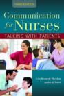 Communication For Nurses: Talking With Patients - Book
