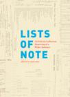 Lists of Note : An Eclectic Collection Deserving of a Wider Audience - eBook
