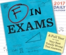 2017 Daily Calendar : F in Exams - Book