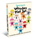 Taro Gomi's Wooden Play Set : 10 Shaped Figures for Stacking Fun - Book