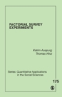 Factorial Survey Experiments - Book