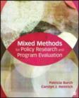 Mixed Methods for Policy Research and Program Evaluation - Book