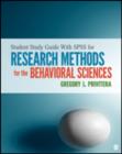 Student Study Guide With IBM SPSS Workbook for Research Methods for the Behavioral Sciences - Book