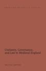 Outlawry, Governance, and Law in Medieval England - eBook