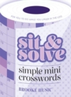 Sit & Solve Simple Mini Crosswords - Book