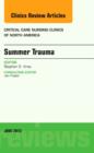 Summer Issues and Accidents, An Issue of Critical Care Nursing Clinics : Volume 25-2 - Book