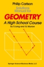 Solutions Manual for Geometry : A High School Course - eBook