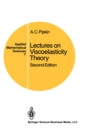 Lectures on Viscoelasticity Theory - eBook