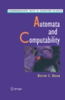 Automata and Computability - eBook