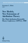 New Models, New Extensions of Attribution Theory : The Third Attribution-Personality Theory Conference, CSPP-LA, 1988 - eBook