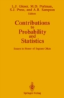 Contributions to Probability and Statistics : Essays in Honor of Ingram Olkin - eBook