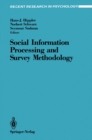 Social Information Processing and Survey Methodology - eBook