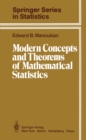 Modern Concepts and Theorems of Mathematical Statistics - eBook