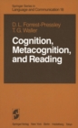 Cognition, Metacognition, and Reading - eBook