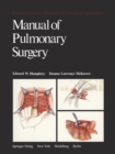 Manual of Pulmonary Surgery - eBook