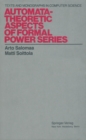 Automata-Theoretic Aspects of Formal Power Series - eBook