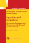 Equations and Inequalities : Elementary Problems and Theorems in Algebra and Number Theory - Book