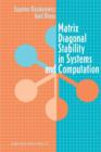 Matrix Diagonal Stability in Systems and Computation - Book