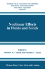 Nonlinear Effects in Fluids and Solids - eBook