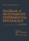 Handbook of Multivariate Experimental Psychology - eBook