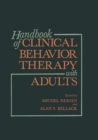 Handbook of Clinical Behavior Therapy with Adults - eBook